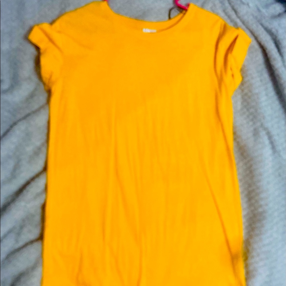 Orange long shirt
